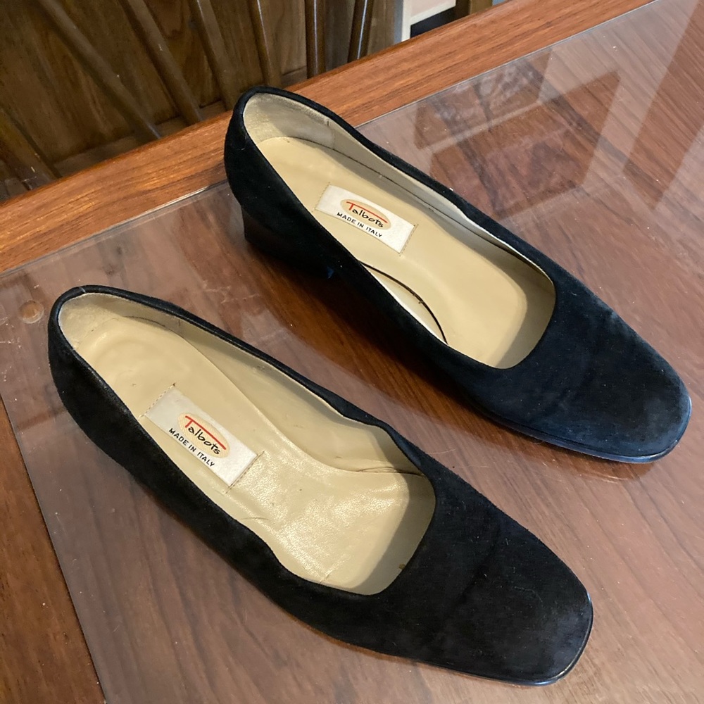 Women's Black Suede Talbots